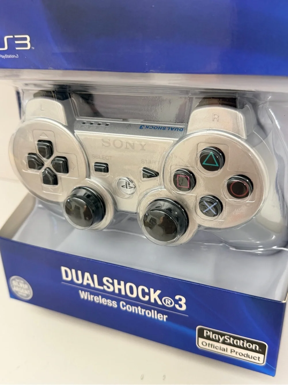 Sony DualShock 3 Wireless Controller - Silver and Black